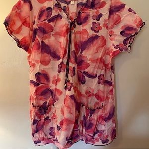 Koi scrub top